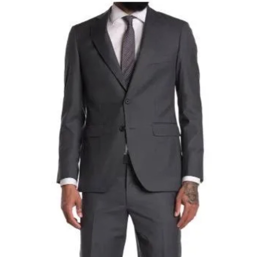 NWT Alton Lane Grey Tailored Fit Blazer Size 36S‎